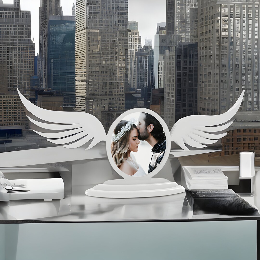 Unique 3D Printed Wing Photo Frame Intricate Bird Wing Design, 3D ...