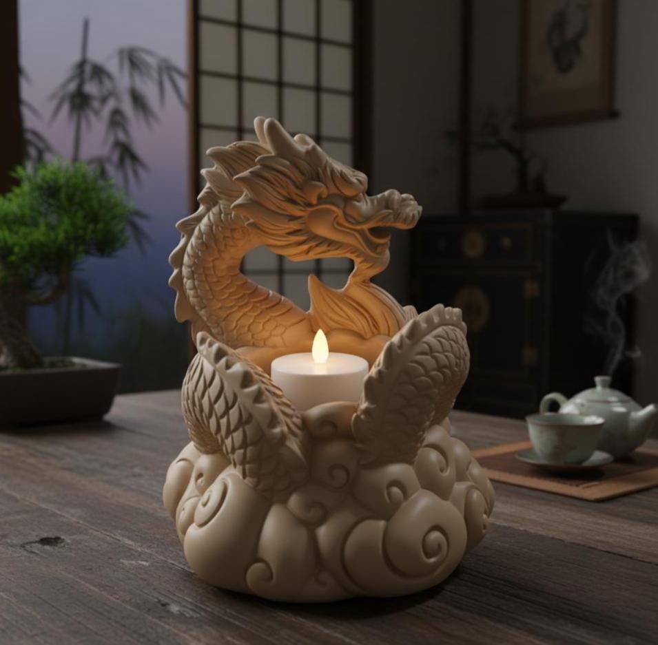Pot Buddies - Portavaso A Forma Di Drago Fatto A Mano - Ornamento Da Giardino In Poliresina Resistente Al Gelo