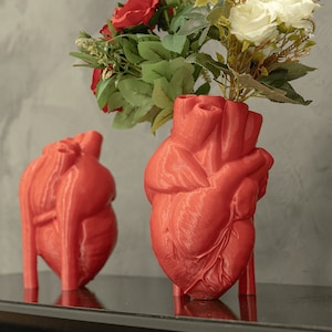 Elegante realistische Herzvase Atemberaubendes Herzstück zum Valentinstag