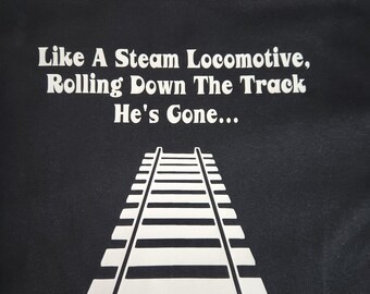 He's Gone Vinyl T-Shirt