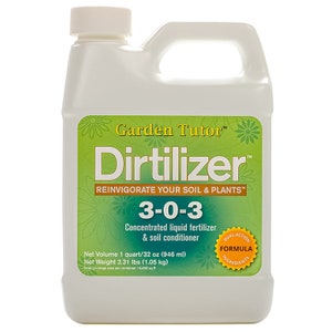 Garden Tutor Dirtilizer 3-0-3 Concentrated liquid fertilizer & soil conditioner image 1