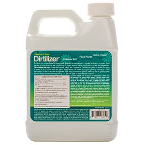 Garden Tutor Dirtilizer 3-0-3 Concentrated liquid fertilizer & soil conditioner image 2
