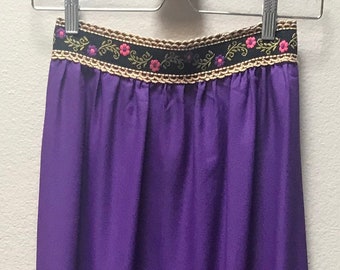 Vintage 1960's long purple skirt