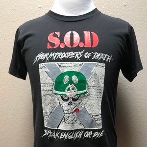 Vintage 1990's S.O.D. Shirt image 1