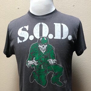 S.O.D. バンド Tシャツ 1997年製 ビンテージ Sod Vintage Shirt - Etsy