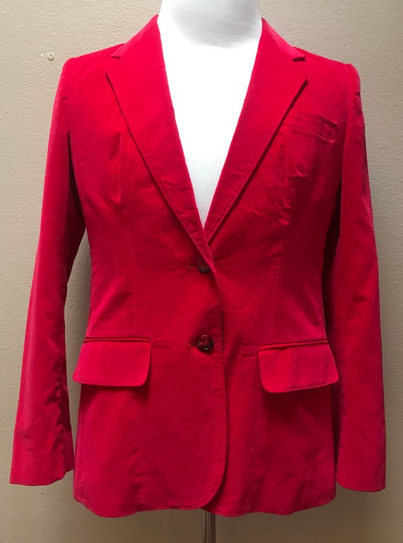 Vintage 1970's hot Schiap pink unisex velvet blaze
