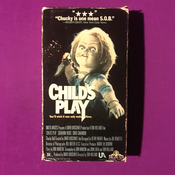 VHS Child's Play Etsy