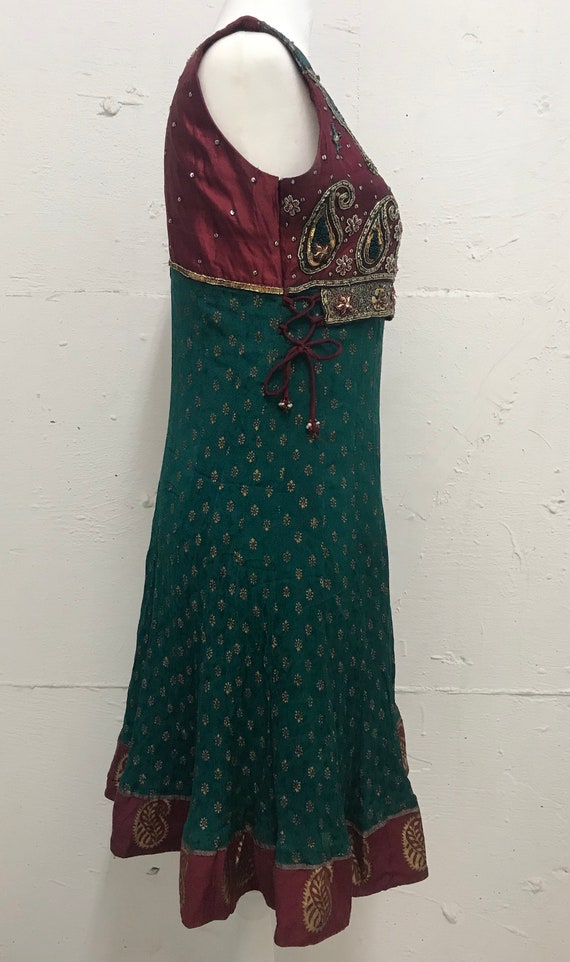 Vintage 1960's Indian beaded dress - image 5