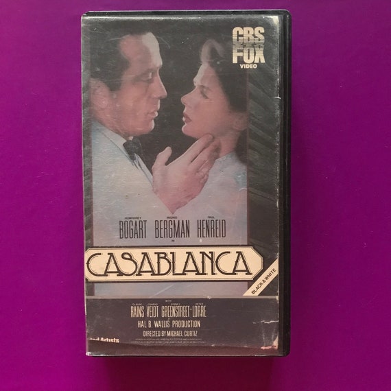 VHS Casablanca Etsy