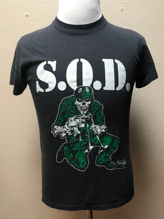 Vintage 1990's S.O.D. shirt - image 1