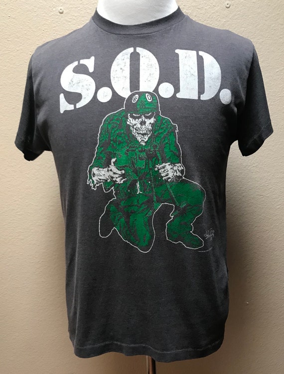 Vintage 1990's S.O.D. shirt - image 2