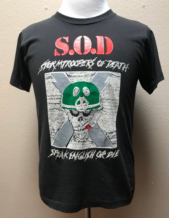 Vintage 1990's S.O.D. Shirt - image 1
