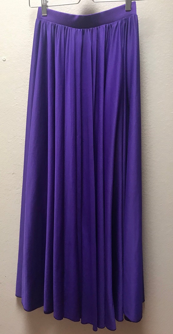 Vintage 1970's purple skirt