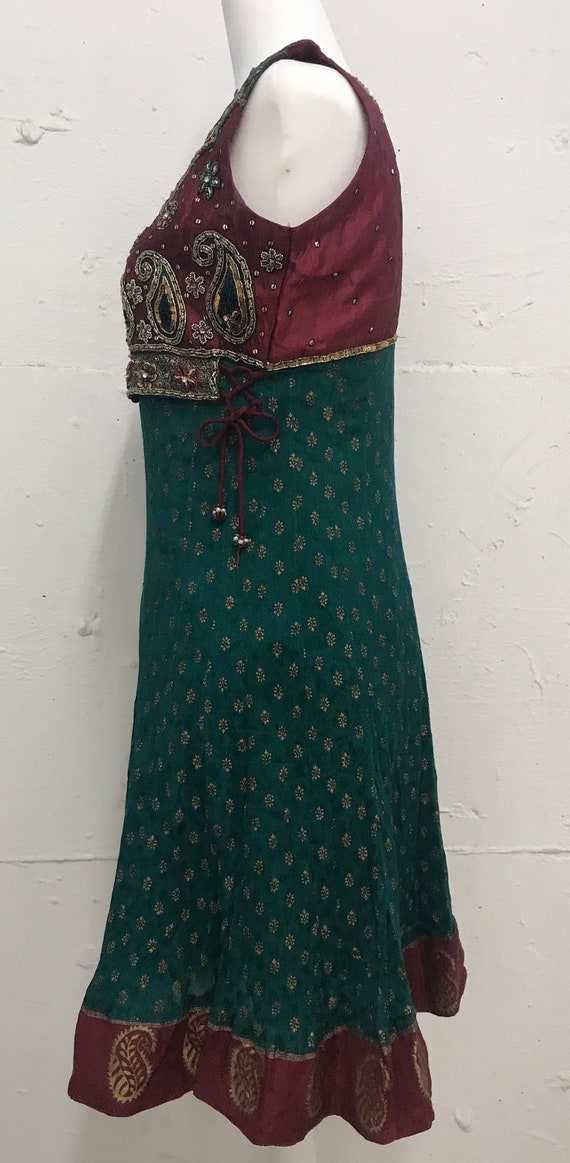 Vintage 1960's Indian beaded dress - image 3