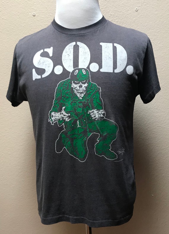 Vintage 1990's S.O.D. shirt - image 1