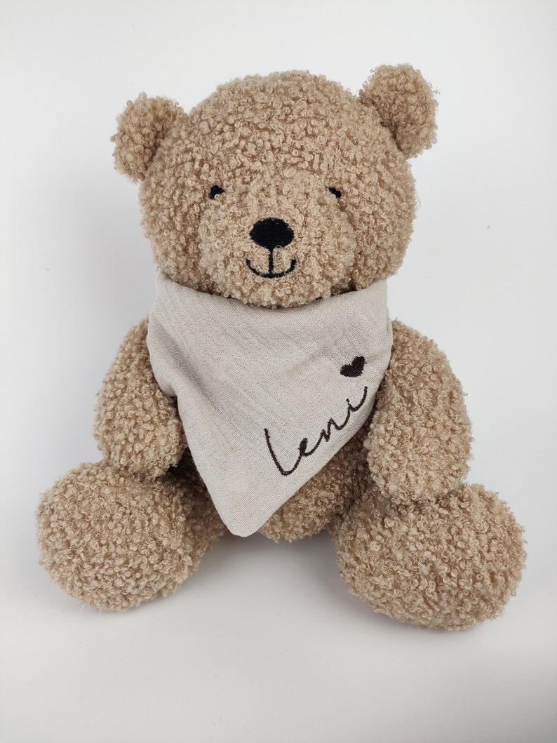 Teddybär personalisierbar Babygeschenk zur Geburt Bild 2