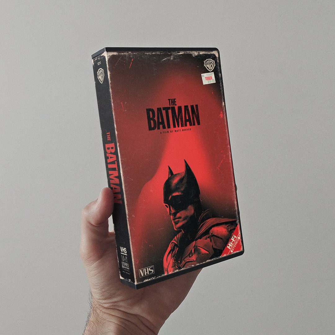 Retro VHS Display Case the Batman Etsy