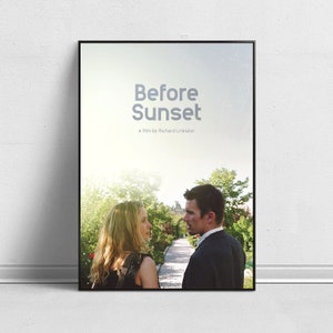 Before Sunset Alternative Movie Poster by RYVE Creative