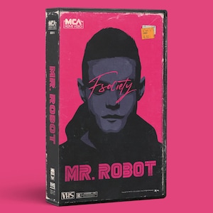 VHS Display Art - Mr. Robot