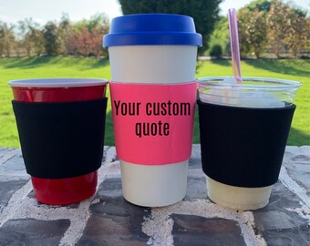custom solo cup koozie