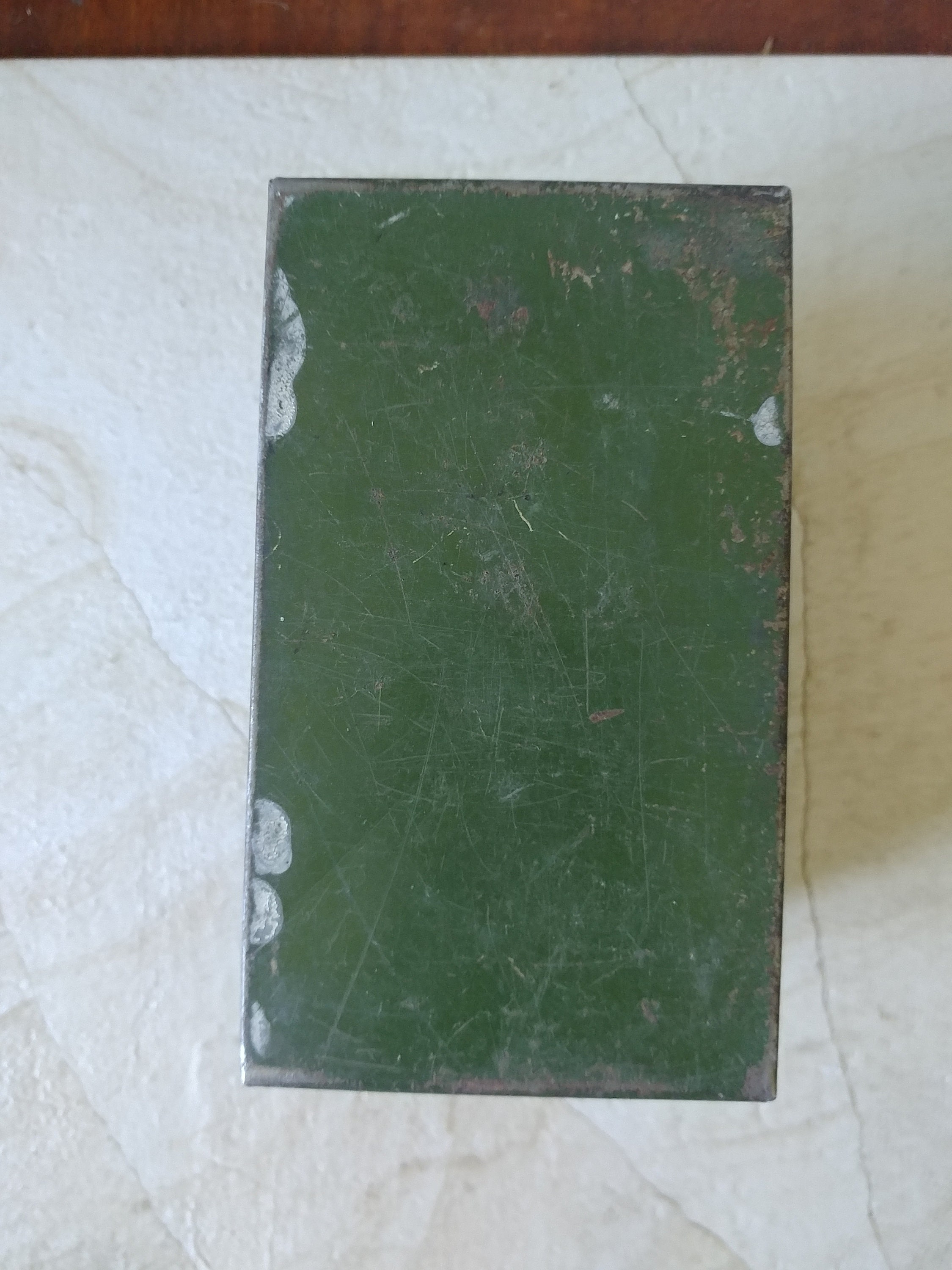 Vintage Rustic Weathered Metal Card Box 3 X 5 Vintage Recipe Etsy