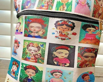 Mexican Frida Shoulder Bag, Loteria Crossbody Bag Mexican Loteria Bag Purse