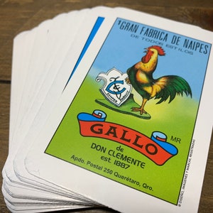 Don Clemente Traditional Original Loteria Bingo Game Deck of Cards by Don Clemente Set of 54 Original Don Clemente Loteria Deck