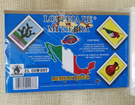 New Loteria Mexican Bingo Cards Loteria Game 10 Players 10 Boards 54 Cards New