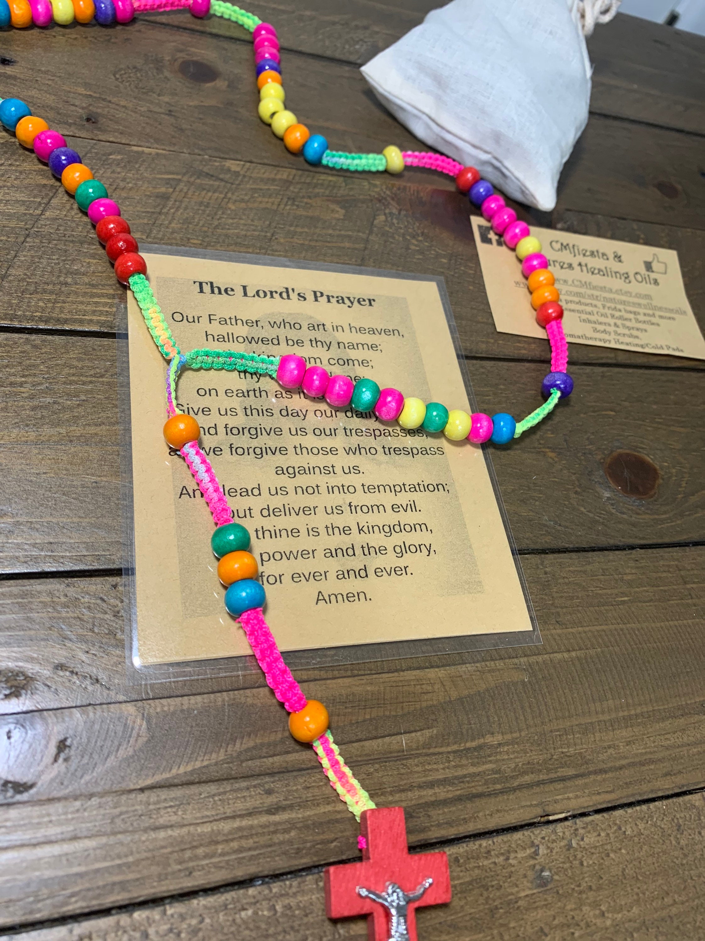 Wooden Rosary, Rope Rosary, Wood Bead Rosary, Rosary, Rosaries, Rosario ...