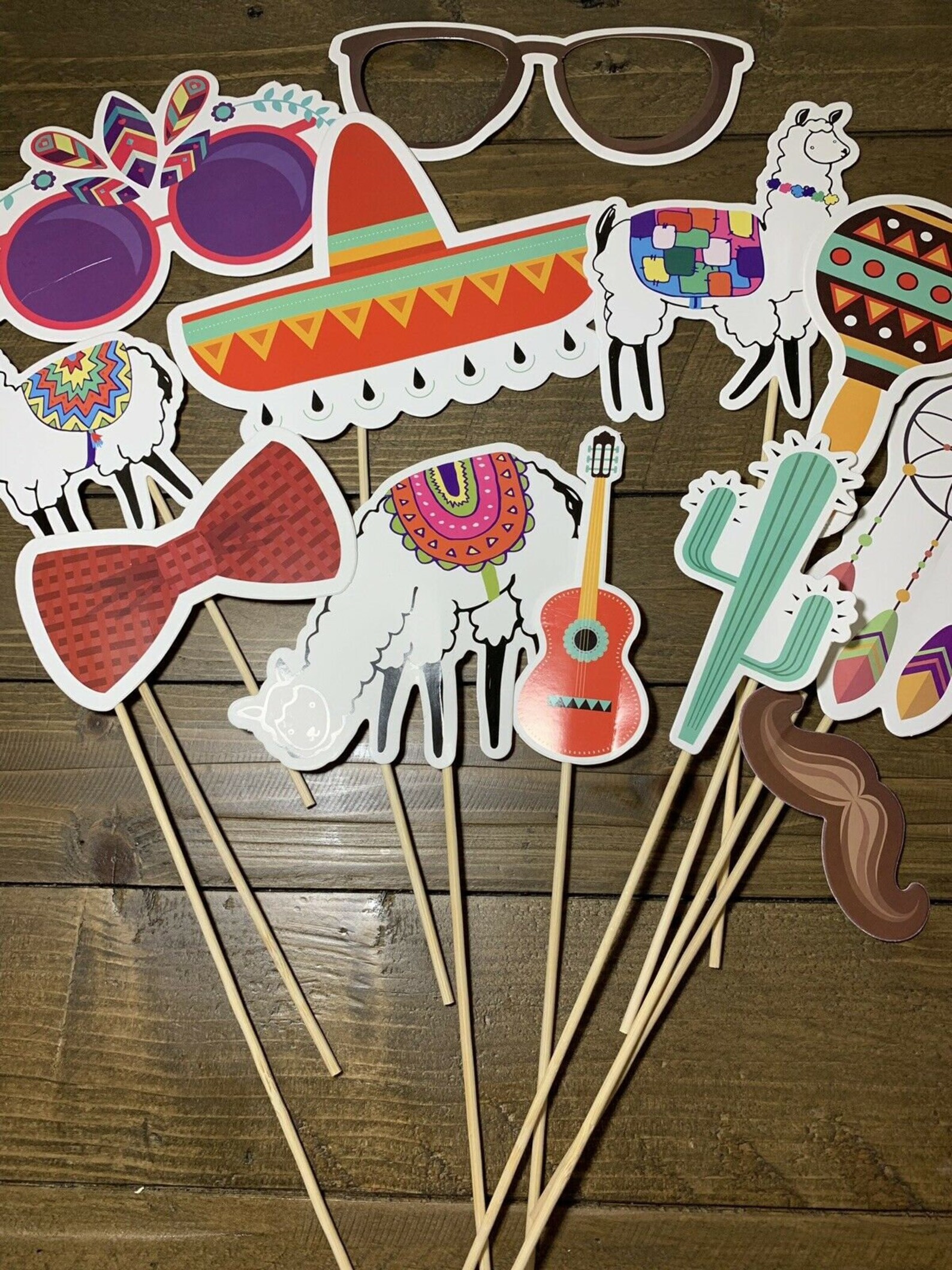 Fiesta Photo Props Fiesta Photo Booth Fiesta Party | Etsy