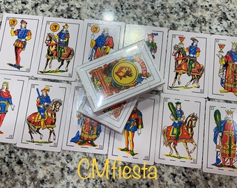 1 Deck Spanish Playing Cards Baraja Española 50 Cards Naipes Tarot New Sealed, Barajas Españolas.