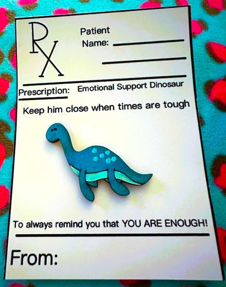 Emotional Support Dinosaurs Series 2 Etsy