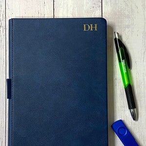 Personalized Thick Classic Notebook with Pen Loop/A5 Wide/Ruled