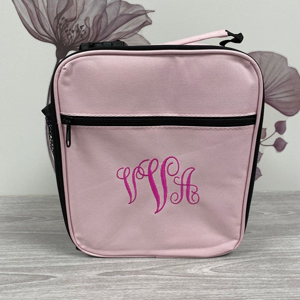 Personalized Insulated Lunch Bag for school / office / Reusable Lunch Box / Insulated Lunch Container Cooler Bag