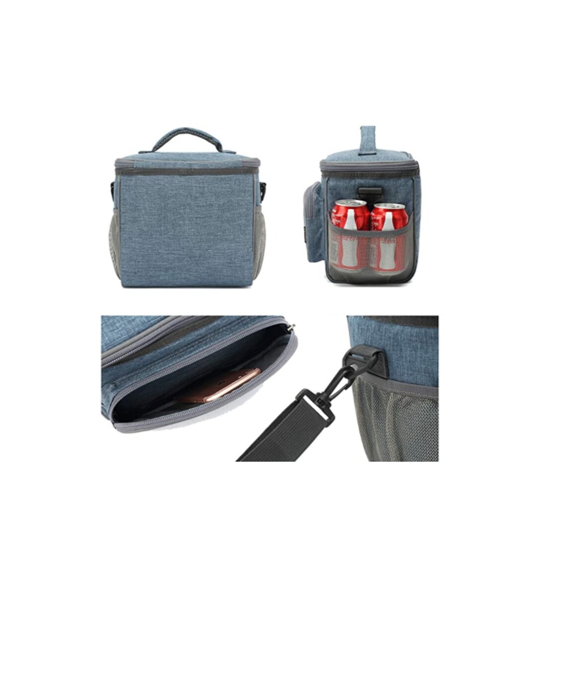 Personalized Lunch Bag Adult/large Lunch Box With Adjustable Etsy