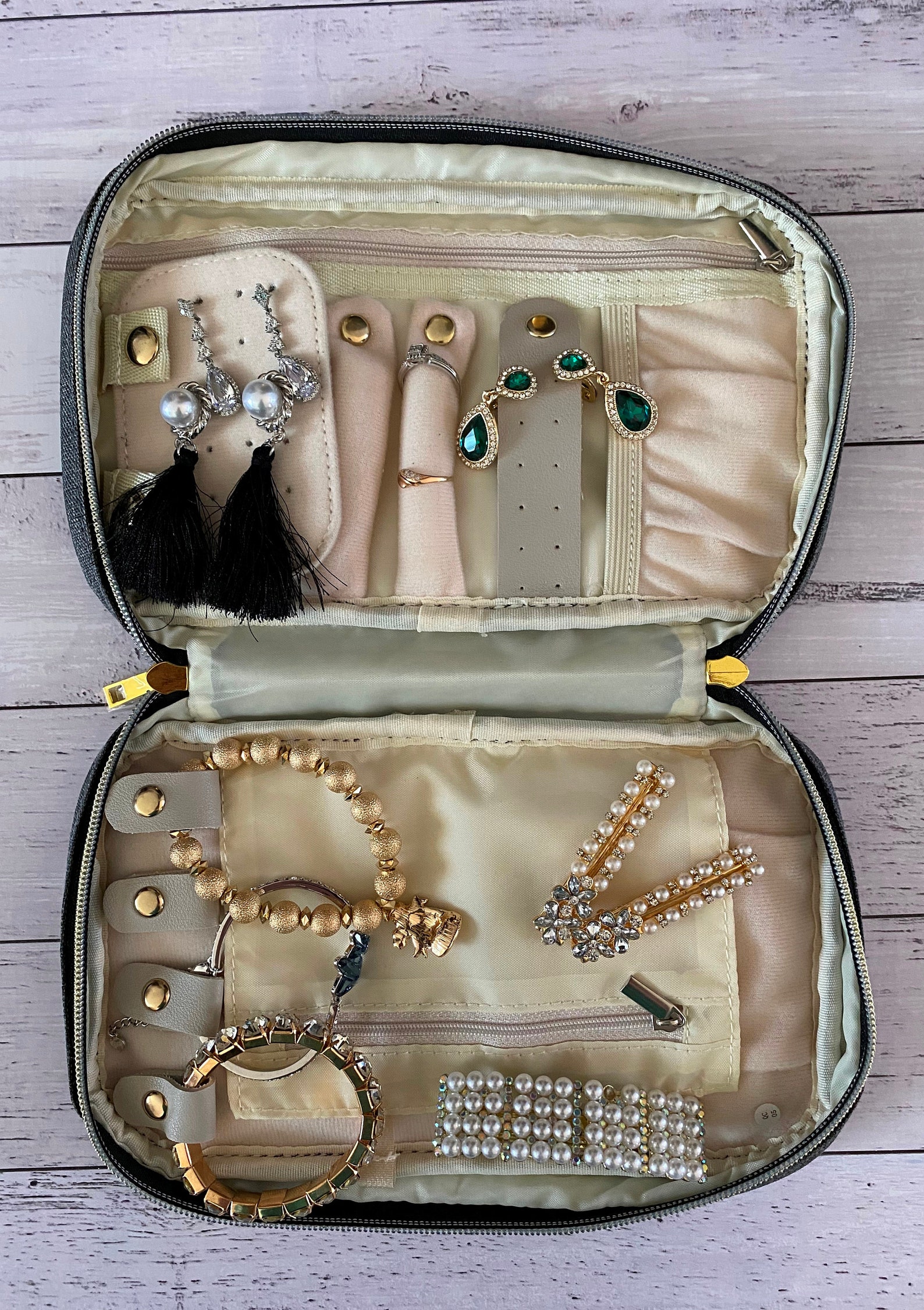 Personalized Travel Jewelry Organizer Case/ Jewelry Storage Etsy