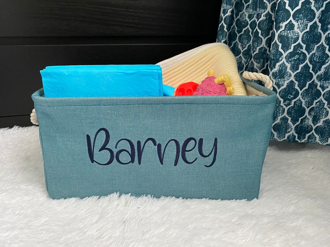 Personalized Storage Bins for Kids/baby/baby Shower/school/pets