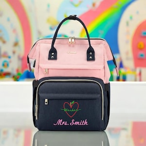 Personalized Teacher Laptop Backpack: Lovevook Travel Bag with USB Port