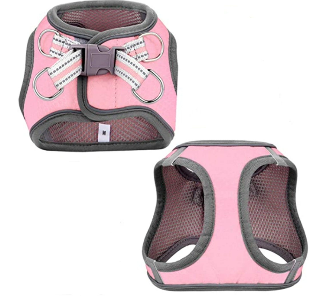 Personalized Small Dog Harness/puppy Harness/adjustable Leash Etsy