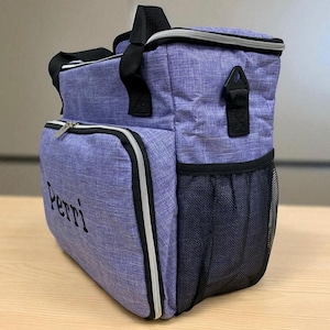 Personalized Dog Travel Bag: Airline Approved Pet Carrier with Bowls image 2