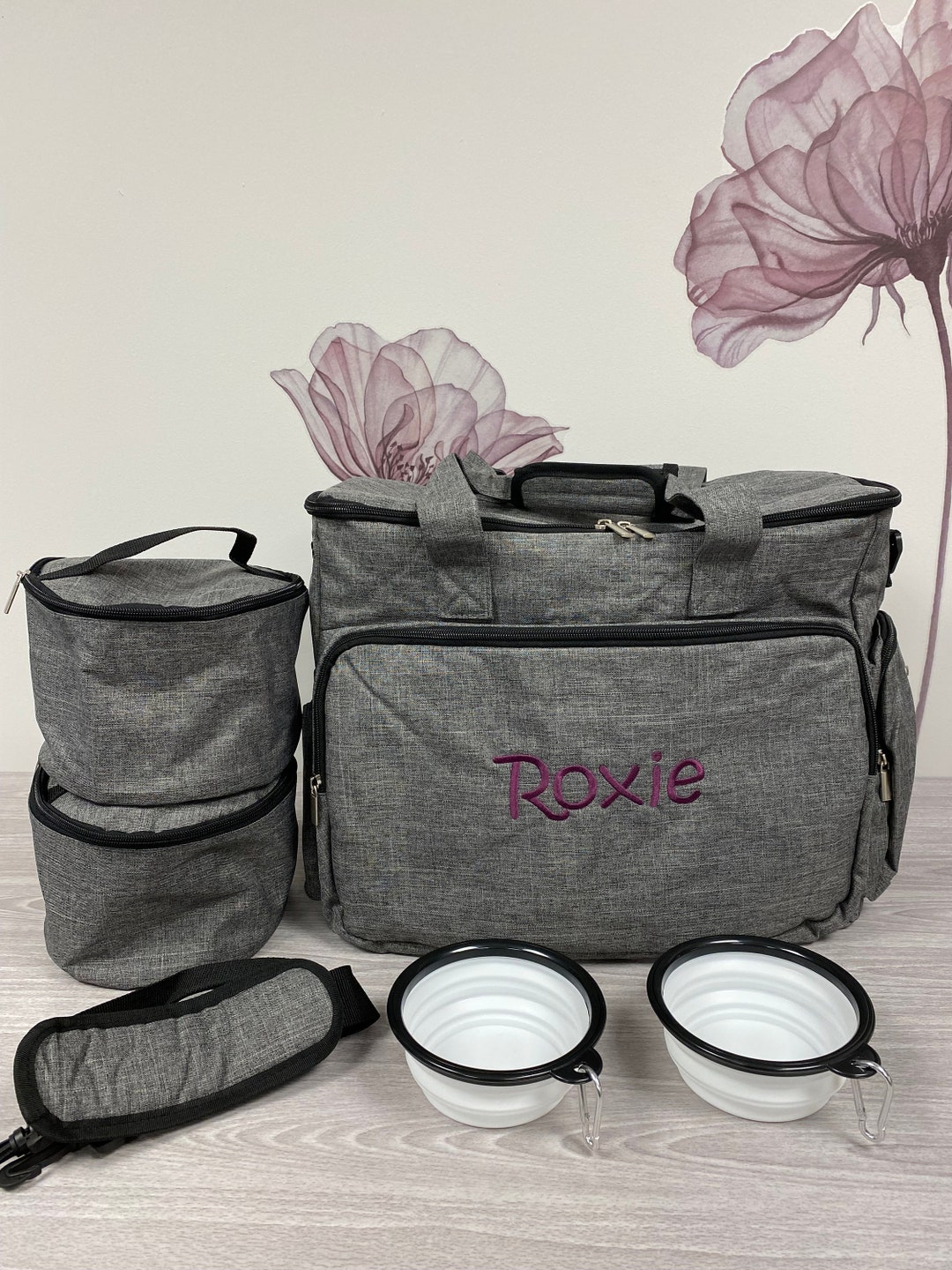 Personalized Dog Travel Bag / Airline Approved Size / Pet Travel Bag