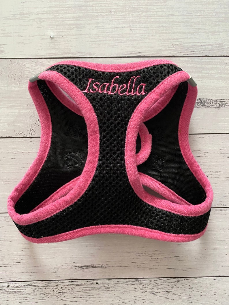 Personalized Step-in Air Dog Harness/All Weather Mesh/Step-in Vest Harness for Small and Medium Dogs image 4