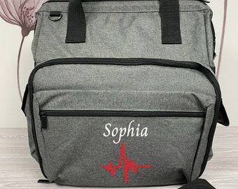 Personalized Nurse Bag with Multiple Pockets/Nurse Tote Bag for Work