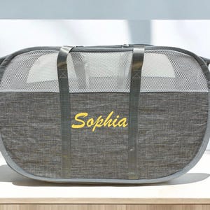Personalized Large Laundry Basket/Laundry Hamper with Durable Handles/collapsible laundry basket