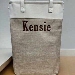 Personalized Laundry Basket with Handles/Laundry Bin Collapsible/Dirty Clothes Basket