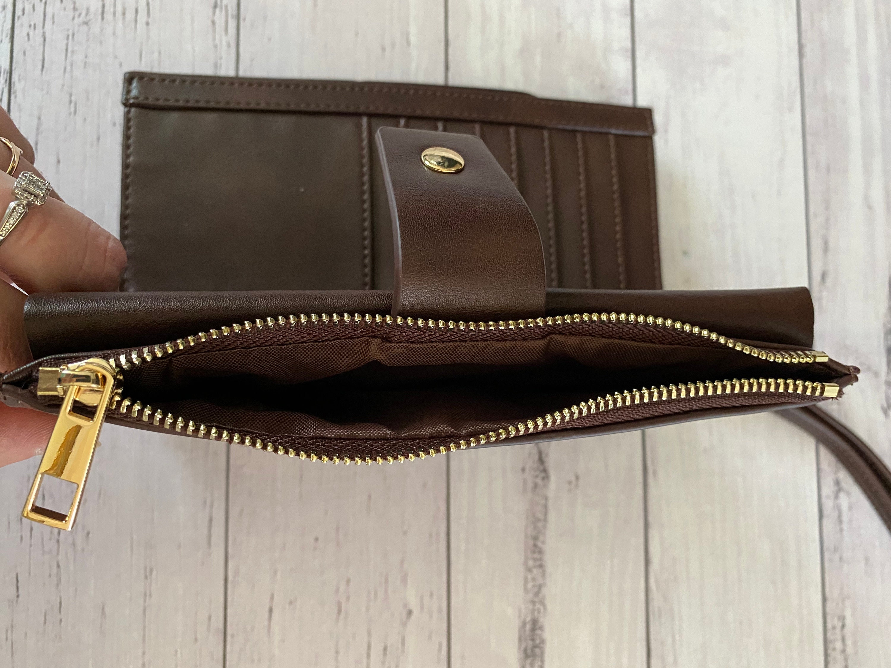 Personalized wallet for women wristlet large capacity pu etsy