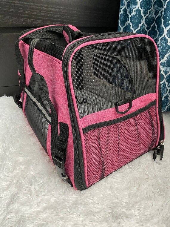 Large Cat Carrier For 2 Cats Small Medium Dogs, Soft Pet Carrier For  Traveling With Warm Blanket Foldable Bowl And Washable Pad