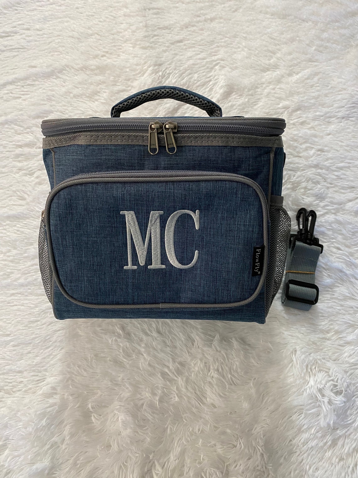 Personalized Lunch Bag Adult/large Lunch Box With Adjustable Etsy