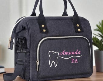 Personalized Dentist Lunch Bag: Insulated Reusable Tote