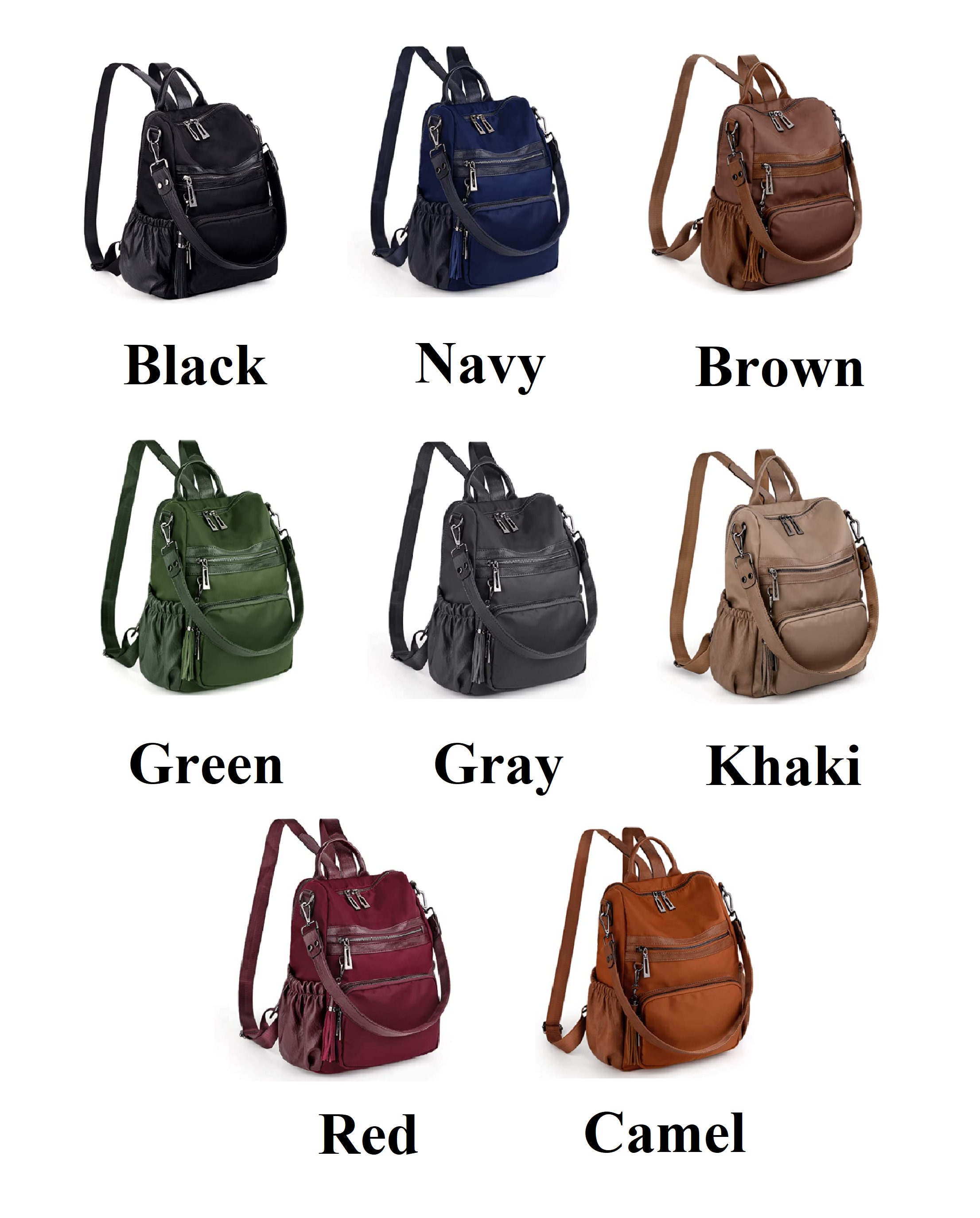 Personalized Women Backpack for Nurse PU Washed Leather and Etsy